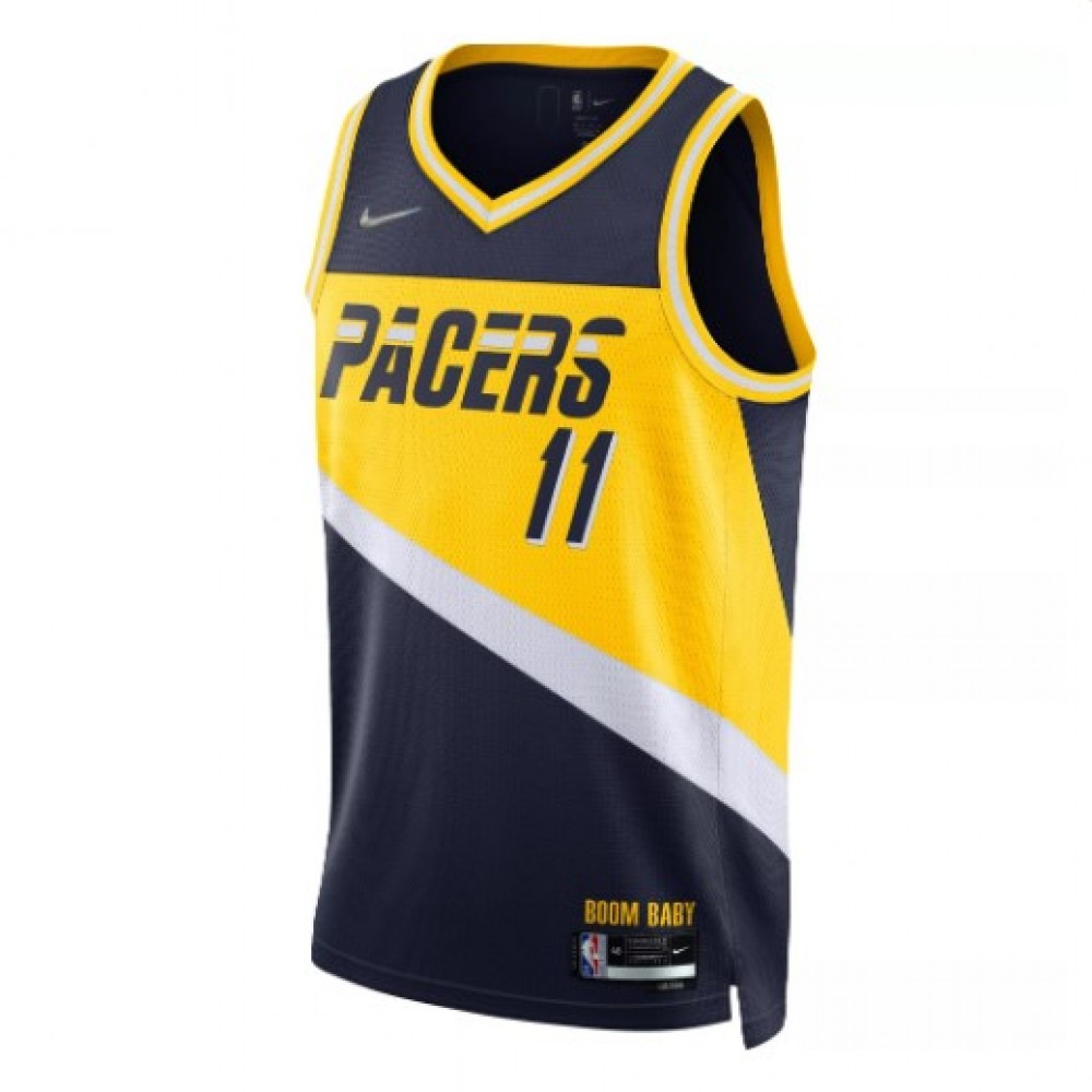 Men's Indiana Pacers Domantas Sabonis #11 Navy 2021/22 Swingman NBA Jersey - City Edition-Pro Kit Vault | Brand New 26/27 Sports Jerseys